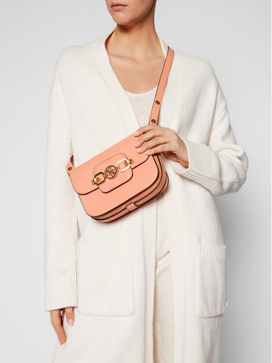 Guess Guess Дамска чанта Hensely (VS) Mini HWVS81 13780 Оранжев