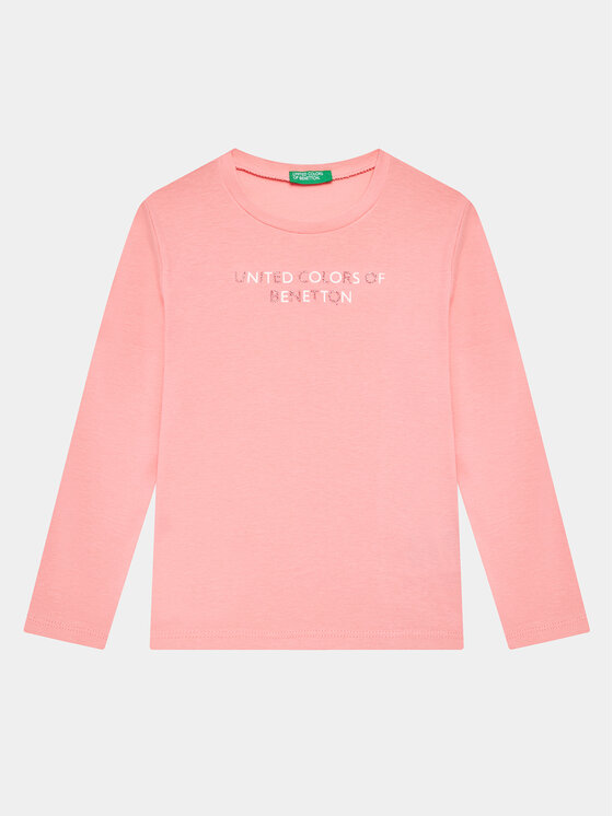 United Colors Of Benetton Bluză 3I9WG10A3 Roz Regular Fit
