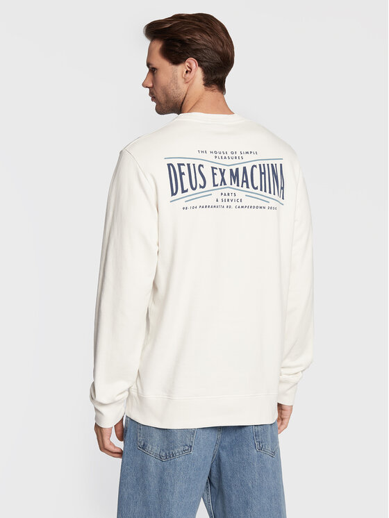 Deus Ex Machina Deus Ex Machina Sweatshirt Avenue DMF228377 Weiß Regular Fit