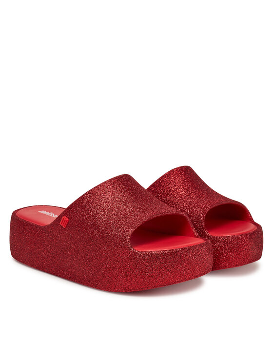 Melissa Melissa Klapki Free Platform Slide 36126 Czerwony