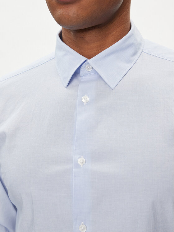 s.Oliver s.Oliver Cămașă 2132556 Albastru celest Slim Fit