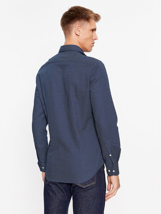 Tommy Hilfiger Tommy Hilfiger Srajca MW0MW32857 Modra Slim Fit