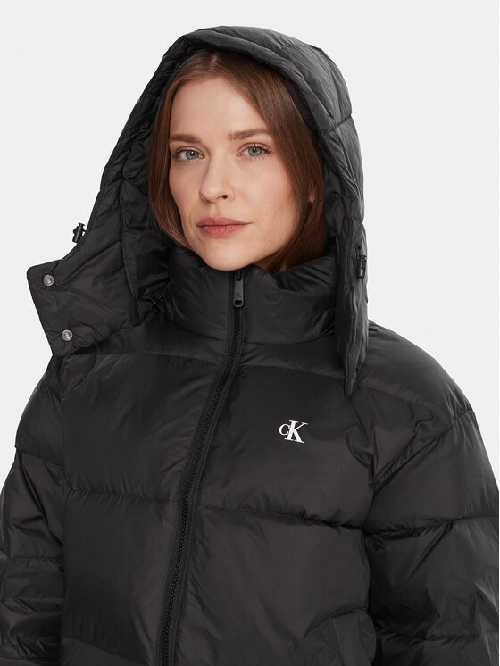 Calvin Klein Jeans Calvin Klein Jeans Пуховик Essential LV047D501G Чорний Relaxed Fit