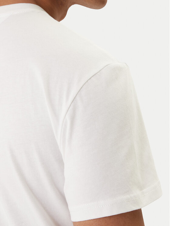 Tommy Jeans Tommy Jeans Tričko Linear Logo DM0DM20744 Biela Regular Fit