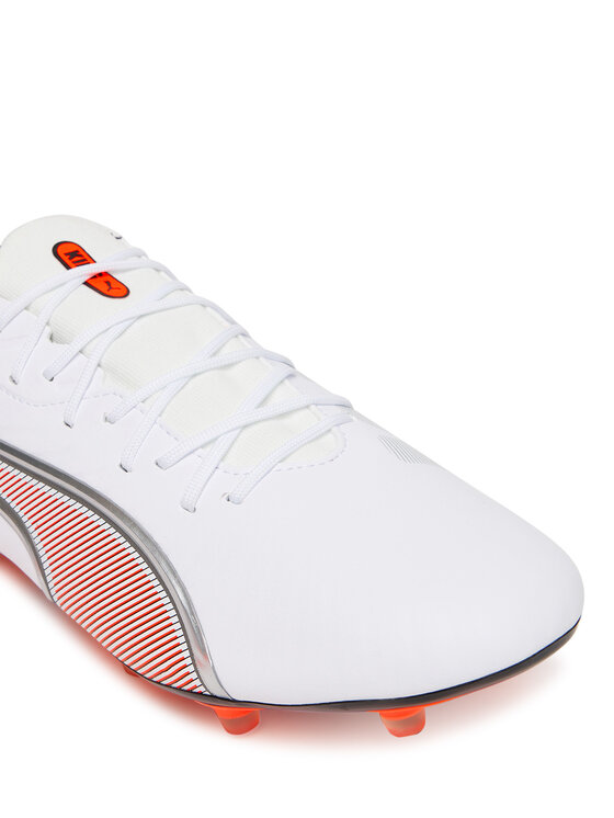Puma Puma Čevlji za nagomet King Match Fg/Ag 108832 01 Bela