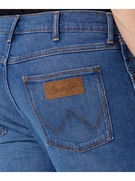 Wrangler Wrangler Jeansy W18SAG42A Niebieski Slim Fit