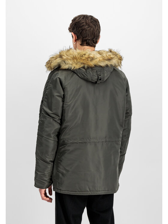 Alpha Industries Alpha Industries Zimné bundy AI.103141-136-M Sivá Regular Fit