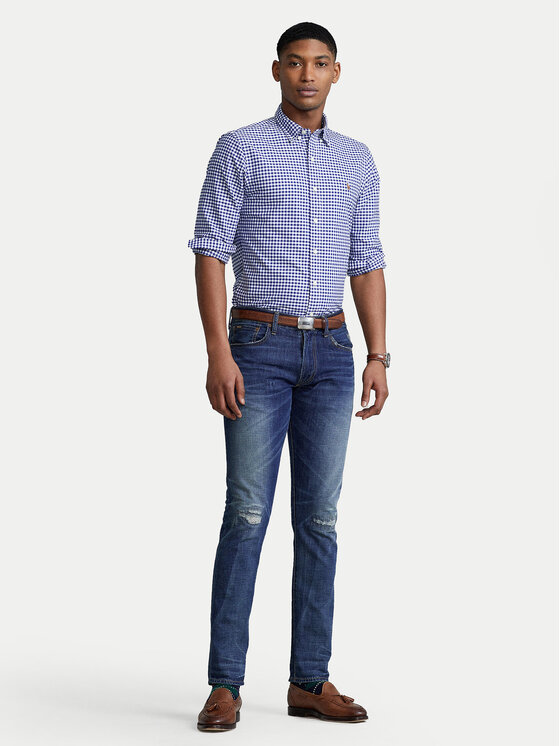 Polo Ralph Lauren Polo Ralph Lauren Cămașă Core Replen 710549084 Albastru Slim Fit