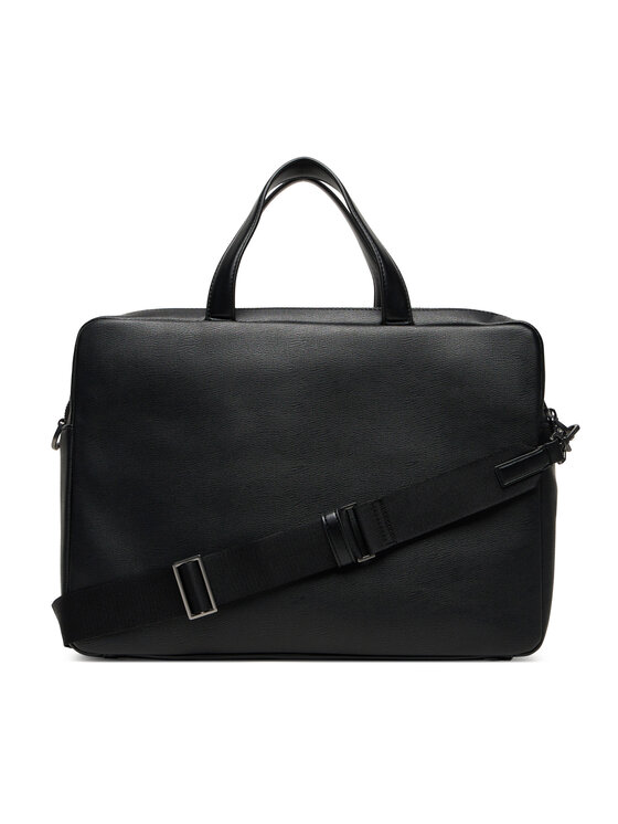 Calvin Klein Calvin Klein Torba za laptop Zip Commuter Bag LV04D3263G Crna