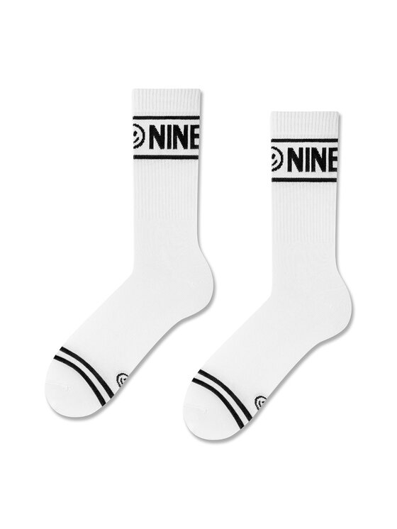 Zooksy Zooksy Skarpety wysokie unisex Nineties Biały
