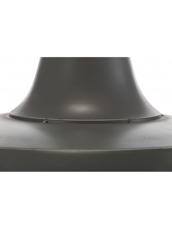 MIAhome MIAhome Lampa Logan popielata matowa Czarny