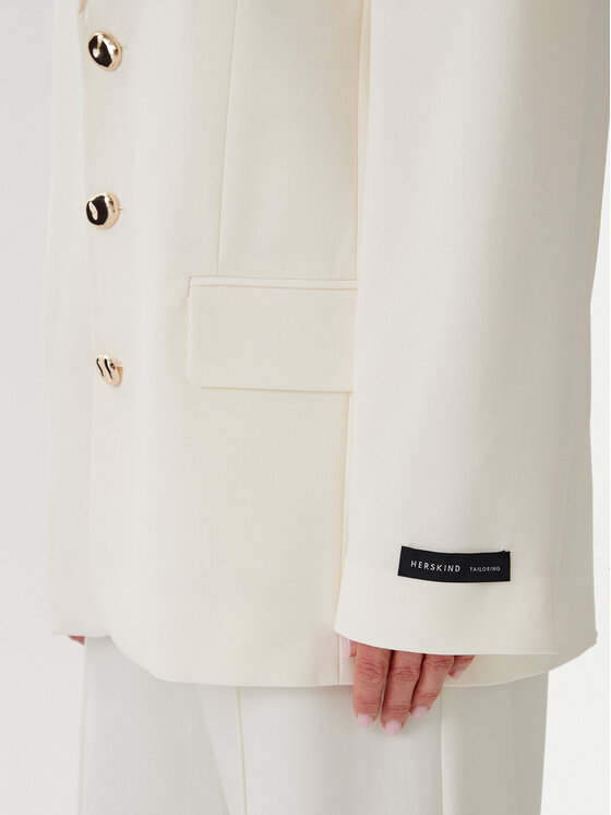 Herskind Herskind Marynarka 5508519(G) Biały Regular Fit