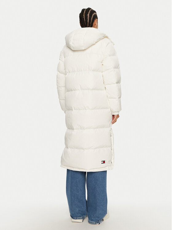 Tommy Jeans Tommy Jeans Vatovaná bunda Alaska DW0DW18860 Bílá Regular Fit