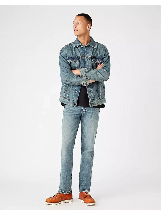 Wrangler Wrangler Giacca di jeans Anti Fit Jacket 112146060 Blu Oversize