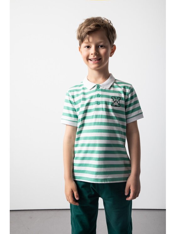 Coccodrillo Coccodrillo T-Shirt ZC5143601ABK-011 Zielony Regular Fit