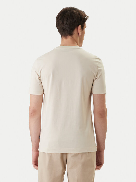 BOSS BOSS T-Shirt Thompson 01 50468347 Béžová Regular Fit