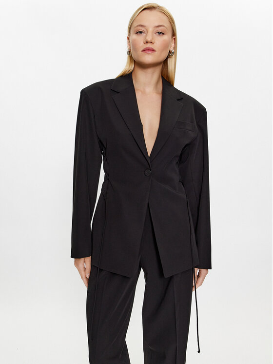 HUGO Hugo Sakoi Almere 50494290 Crna Relaxed Fit