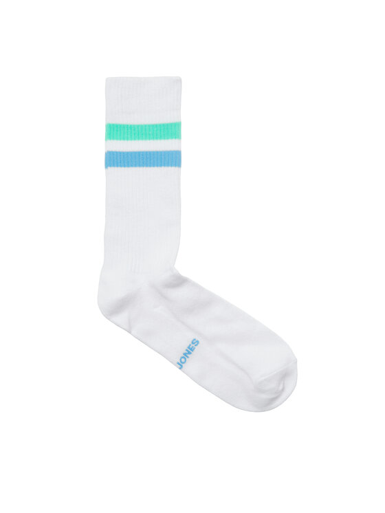 Jack&Jones Jack&Jones Set de 5 perechi de șosete lungi pentru bărbați Tirana 12277074 Alb