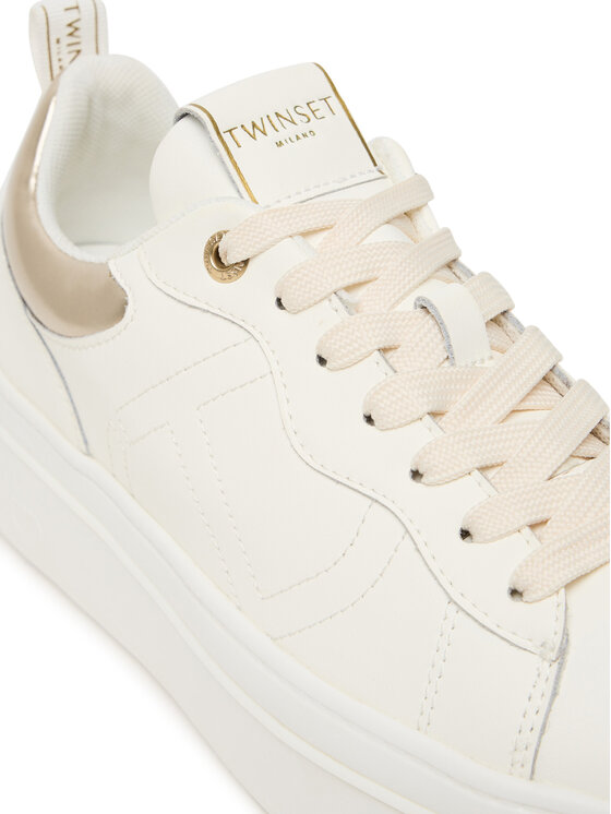 TWINSET TWINSET Sneakersy 252TCP024 Biały
