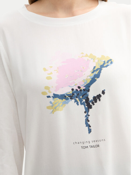 Tom Tailor Tom Tailor Blusa 1043110 Bianco Regular Fit