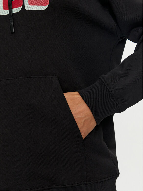 HUGO Hugo Felpa Diqerio 50516655 Nero Relaxed Fit