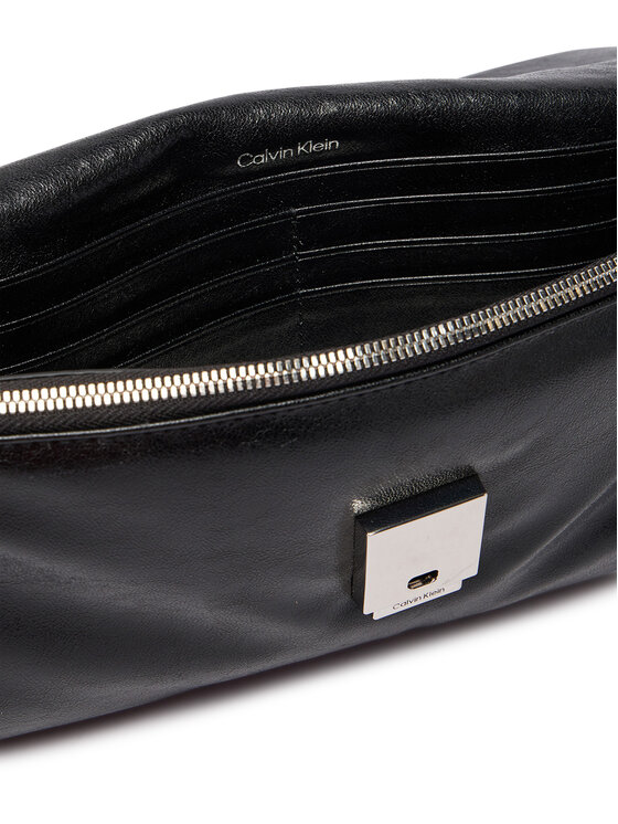 Calvin Klein Calvin Klein Torebka Emblem Hw Padded Clutch LV04F1240G Czarny
