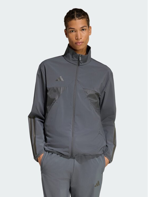 adidas adidas Wiatrówka 158888 Szary Slim Fit