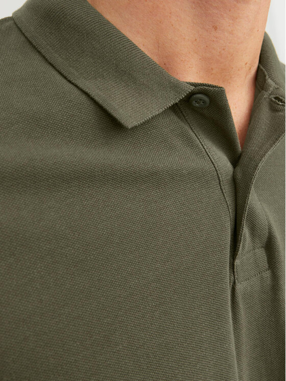 Jack & Jones Jack & Jones Polo Basic 12136516 Zielony Slim Fit