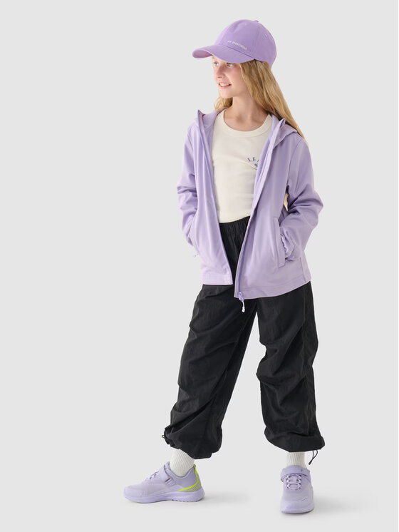 4F 4F Giacca softshell 4FJWAW24TSOFF261-51S Viola Regular Fit
