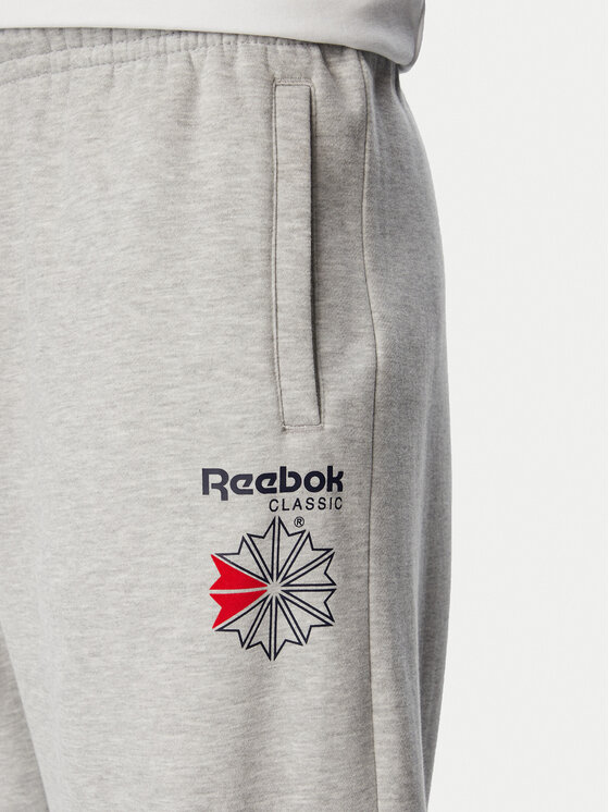 Reebok Reebok Спортивні штани Eryk RK25733CCM Світло-сірий Regular Fit