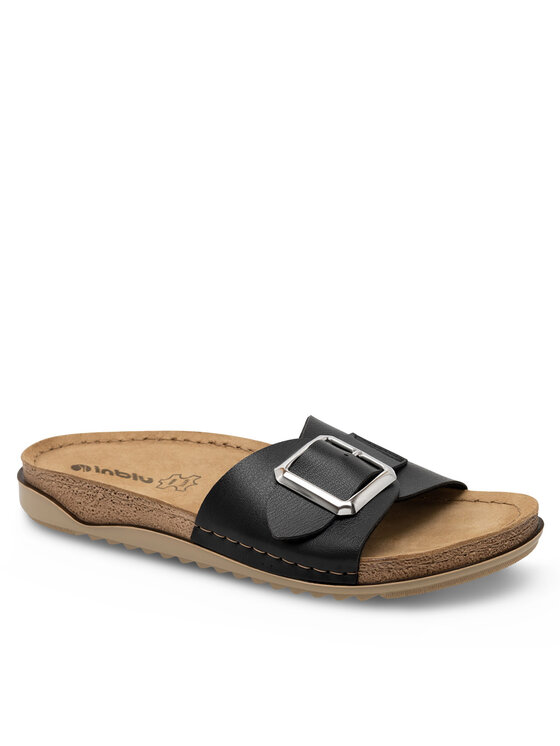 Inblu Inblu Pantoletten AA370100 Schwarz