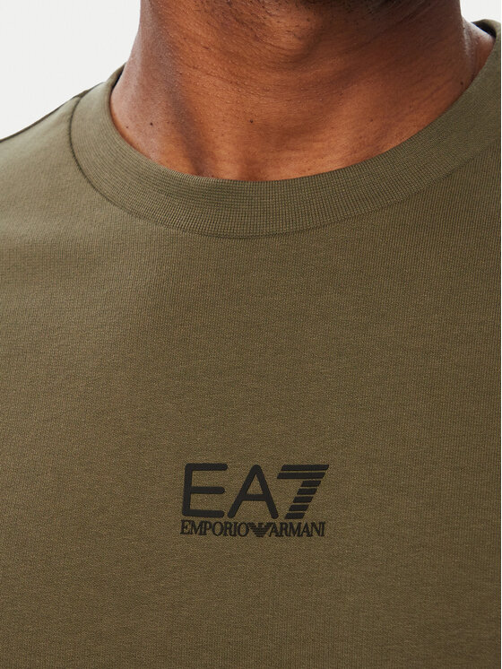 EA7 Emporio Armani EA7 Emporio Armani Džemperis ar kapuci 8NPM30 PJVRZ U7014 Haki Regular Fit