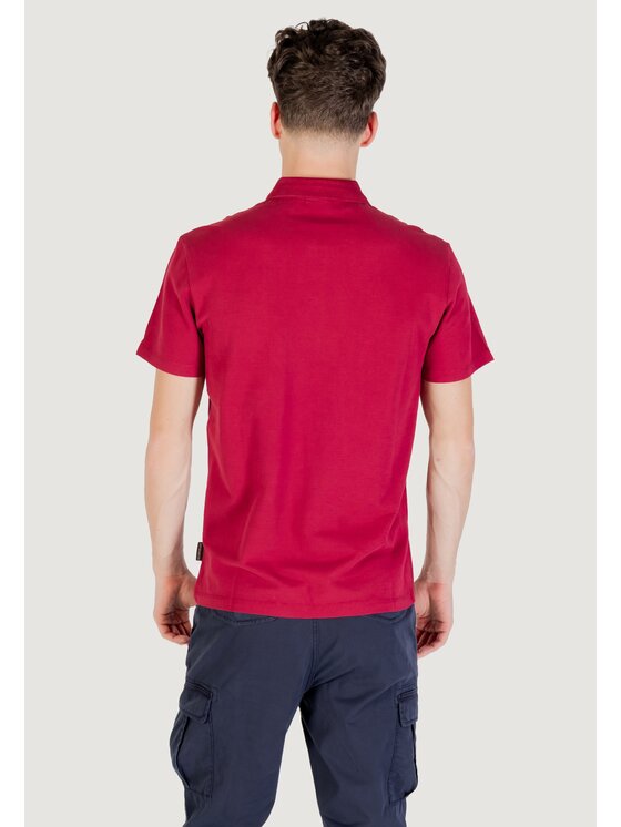 Napapijri Napapijri Polo EALIS SS SUM Bordeaux Casual Fit