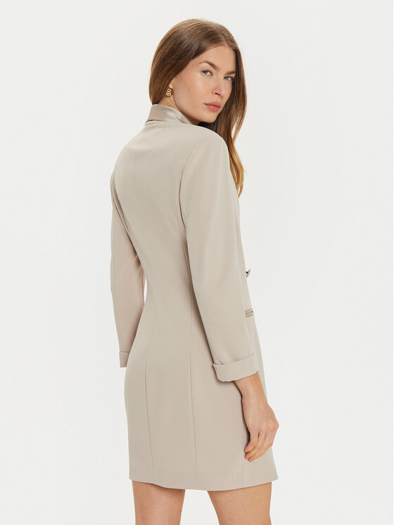Imperial Imperial Коктейльна сукня AFAXIAW Бежевий Slim Fit