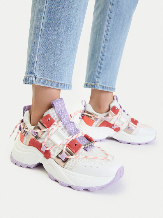 Steve Madden Sneakers Tazmania SM11002419 Alb