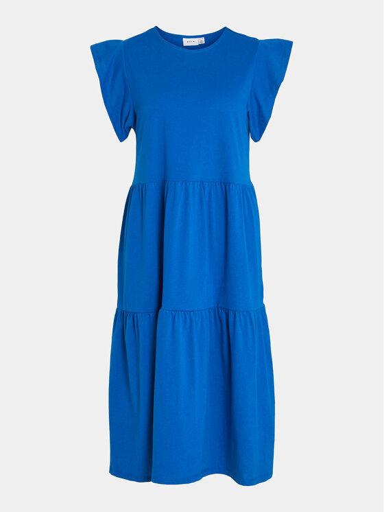 Vila Vila Vsakodnevna obleka Summer 14087542 Modra Loose Fit