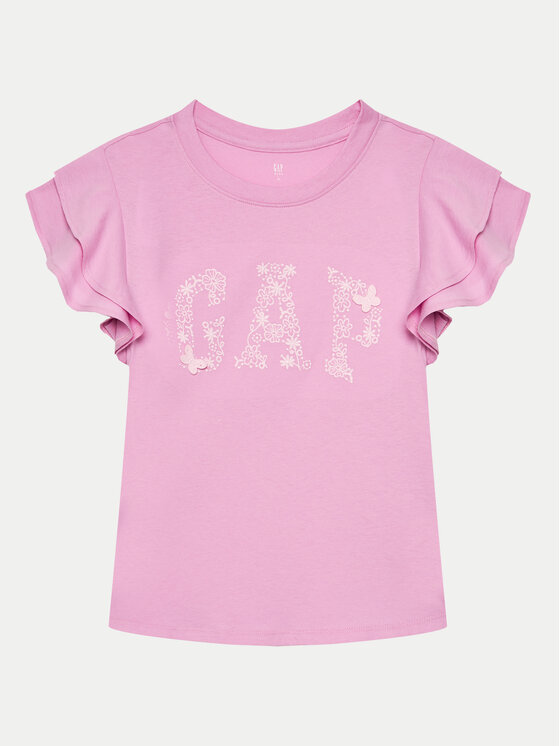 Gap Gap T-shirt 883254 Ružičasta Regular Fit
