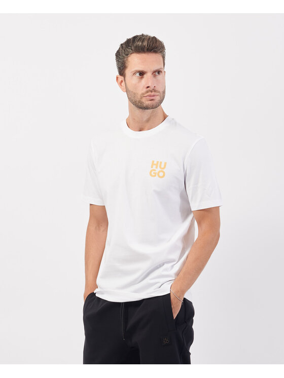 HUGO Hugo T-Shirt 50522434 Bílá Regular Fit