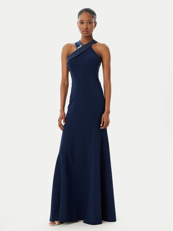 Rinascimento Официална рокля CFC0019847002 Тъмносин Regular Fit