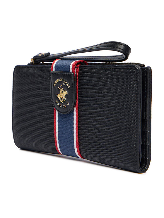 Beverly Hills Polo Club Beverly Hills Polo Club Портфейл CEO-BHPC-W1-006-AW25 Черен