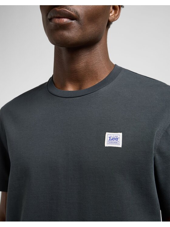 Lee Lee T-shirt WW TEE Nero Relaxed Fit