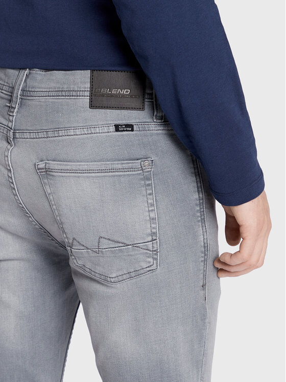 Blend Blend Jeans hlače Jet 20707721 Siva Slim Fit