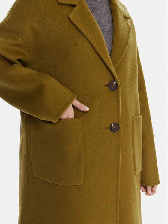 United Colors Of Benetton United Colors Of Benetton Vuneni kaput 28F7DN082 Zelena Regular Fit