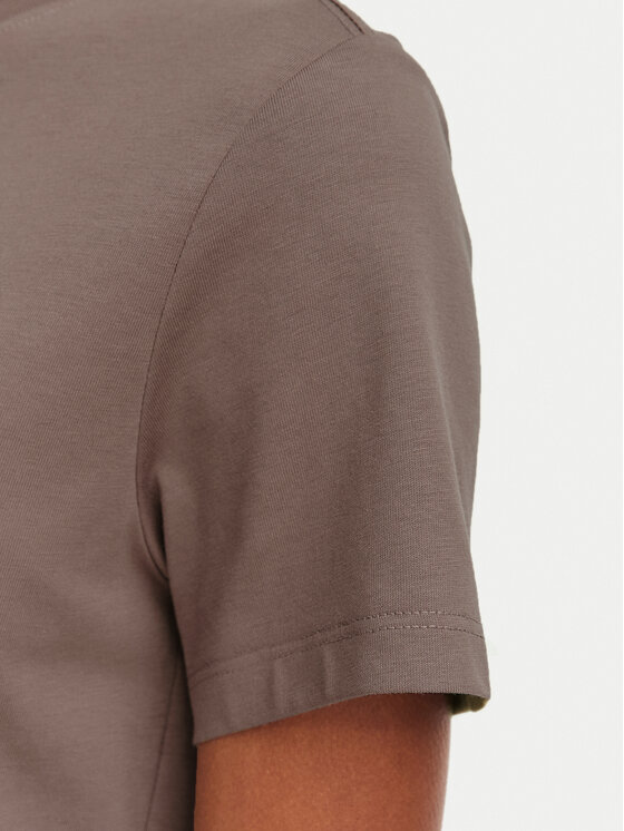 The North Face The North Face T-Shirt Evolution Simple Dome Slm NF0A8FX7 Ανοιχτό καφέ Regular Fit