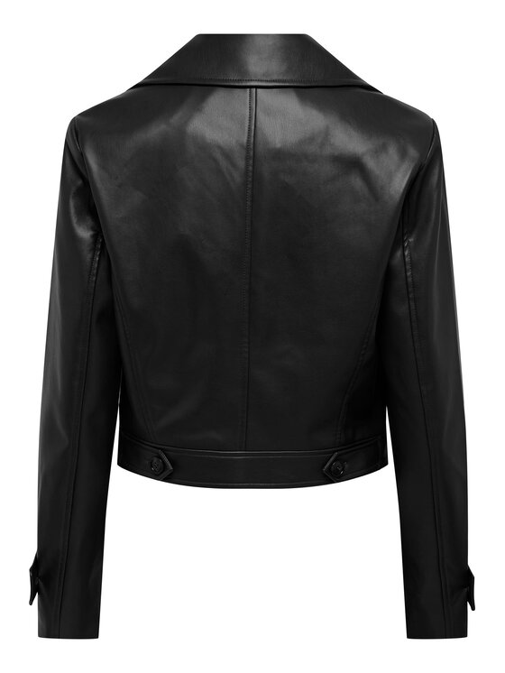 ONLY ONLY Jakna od imitacije kože 15293027 Crna Regular Fit