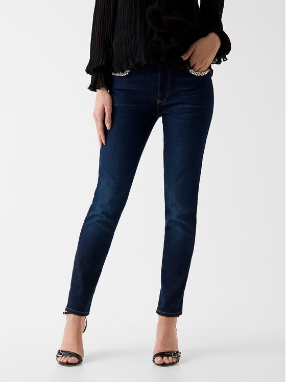 Guess Guess Jeansy 181406 Niebieski Skinny Fit