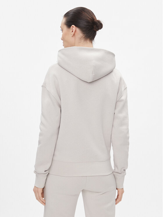 Calvin Klein Calvin Klein Bluza Metallic Micro Logo K20K206960 Beżowy Relaxed Fit