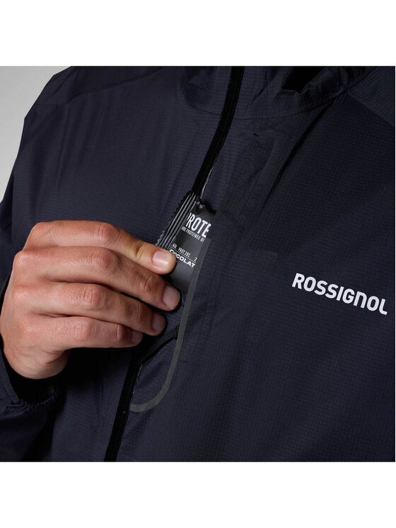 Rossignol Rossignol Kurtka przeciwdeszczowa M Rainproof 2.5L Shell Jkt Czarny Regular Fit
