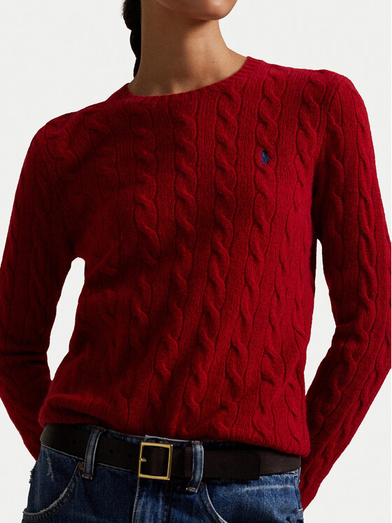 Polo Ralph Lauren Polo Ralph Lauren Pulover 211971865013 Roșu Slim Fit