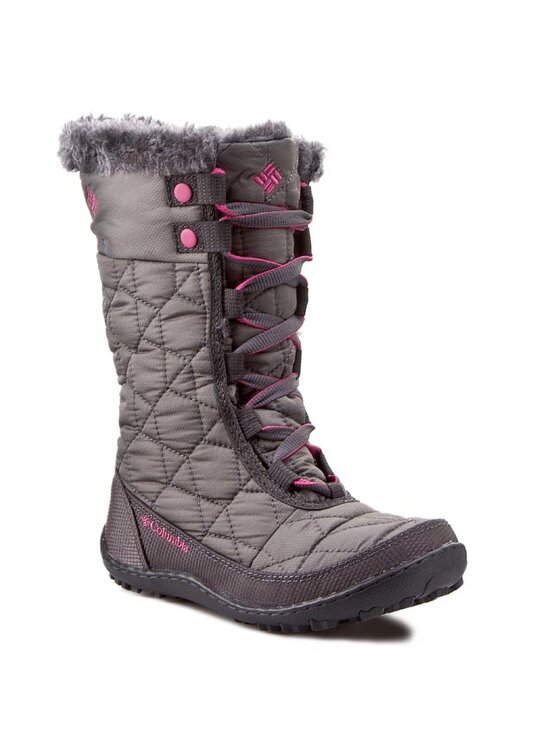 Columbia niegowce Youth Minx Mid II Waterproof Omni Heat BY 1313 Szary Modivo.pl